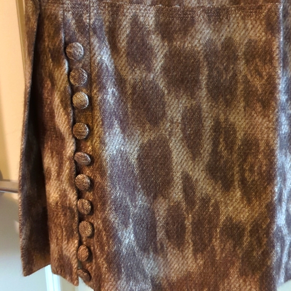 PRADA $2,695 Animal Print Wool Blend Coat - Picture 6 of 12